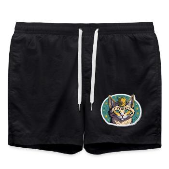 Princesse - Short de bain - noir - Devant - AI Model Male 185 light (185cm)