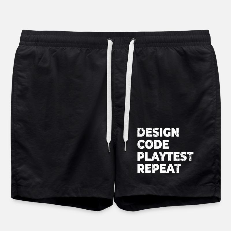 Game Development Progress - Swim Trunks - black