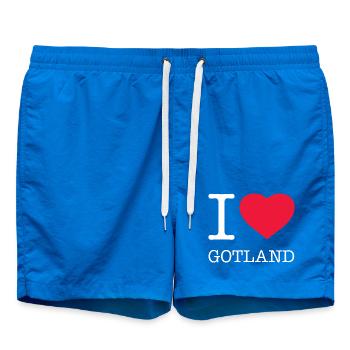 I LOVE GOTLAND - Badeshorts - Cobalt blue - Vorne