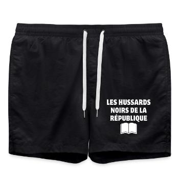 Professorin, Lehrerin, Professorin, Nationale Bildung - Badeshorts - Schwarz - Vorne - AI Model Male 185 light (185cm)