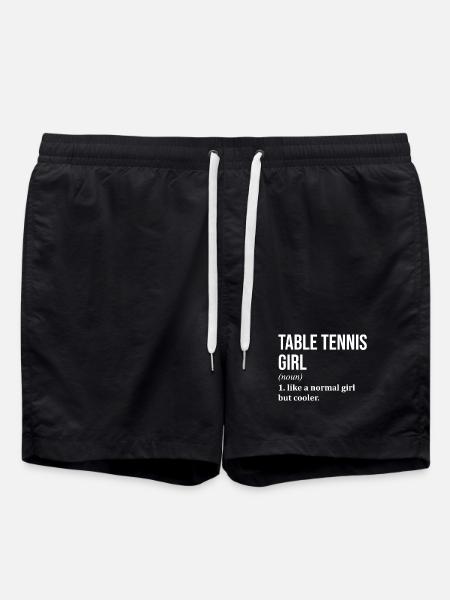 Table Tennis Table Tennis Table Tennis - Short de bain - noir