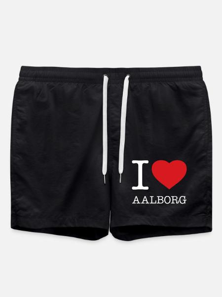 J'AIME AALBORG - Short de bain - noir