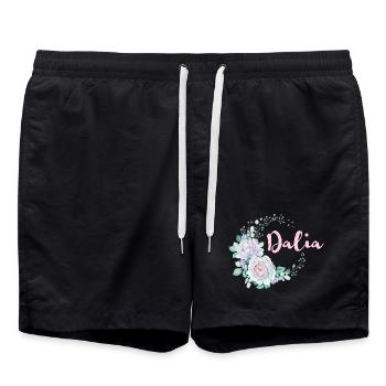 Pour Dalia - Short de bain - noir - Devant - AI Model Male 185 light (185cm)
