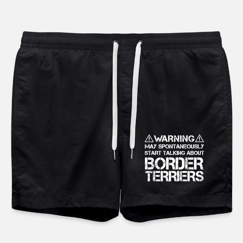 Border Terrier - Short de bain - noir