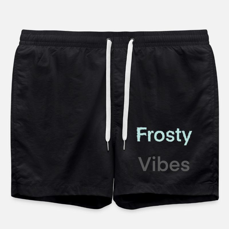 Frosty Vibes - Swim Trunks - black