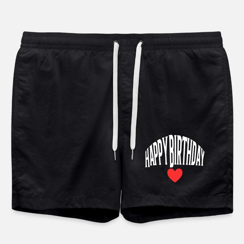 Bon anniversaire - Short de bain - noir