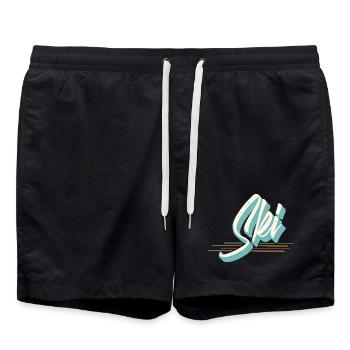 Ski - Short de bain - noir - Devant - AI Model Male 185 light (185cm)