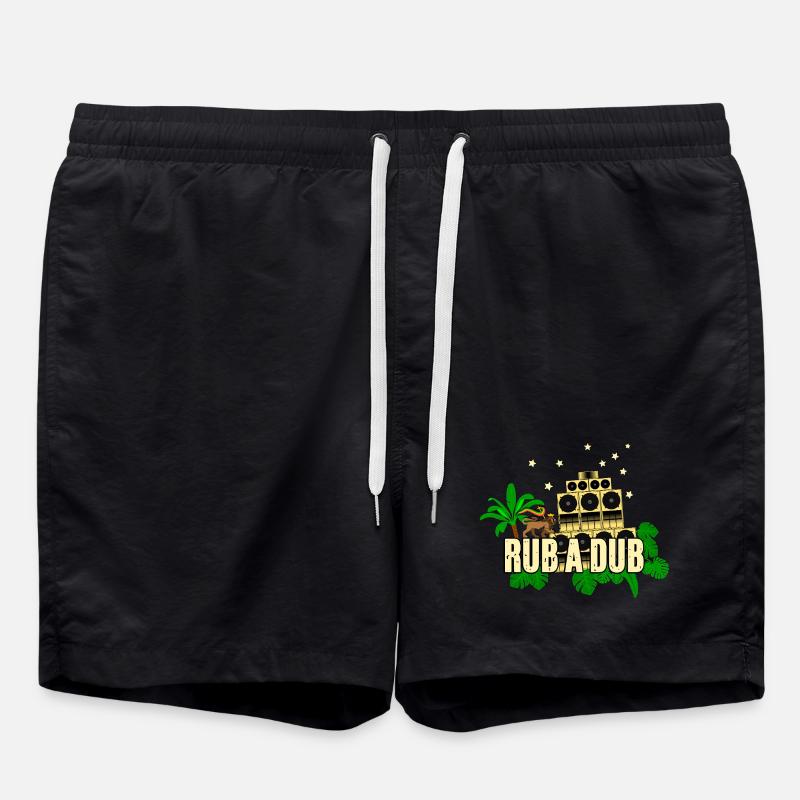 Rub A Dub - Swim Trunks - black