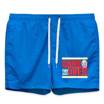 Un humour rétro de game over encore ? - Short de bain - cobalt blue - Devant