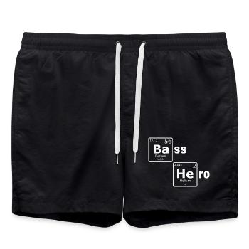 Bass Hero PSE Éléments du tableau périodique Nerd - Short de bain - noir - Devant - AI Model Male 185 light (185cm)