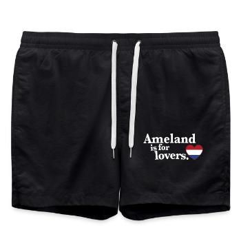 Ameland Lovers - NL II - Short de bain - noir - Devant - AI Model Male 185 light (185cm)