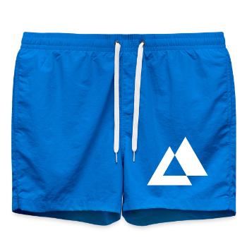 Conception des triangles géométriques - Short de bain - cobalt blue - Devant
