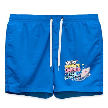 Support technique familial non rémunéré - Short de bain - cobalt blue - Devant