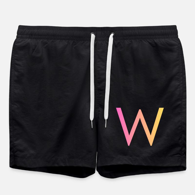 W - Short de bain - noir