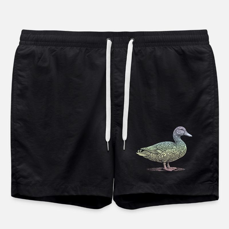 Duck - Swim Trunks - black