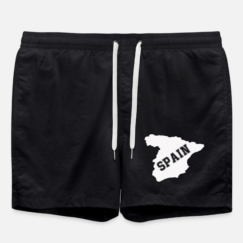 spanien spain - Badeshorts - Schwarz