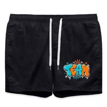Équipe - Short de bain - noir - Devant - AI Model Male 185 light (185cm)