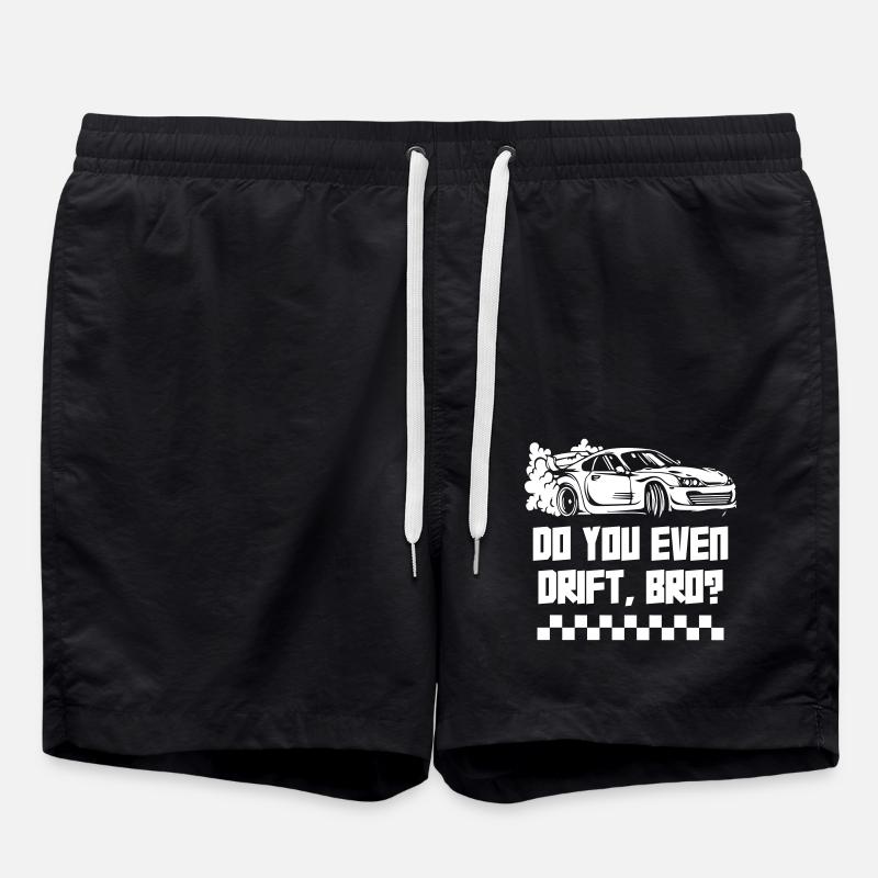 Do You Even Drifting - Swim Trunks - black