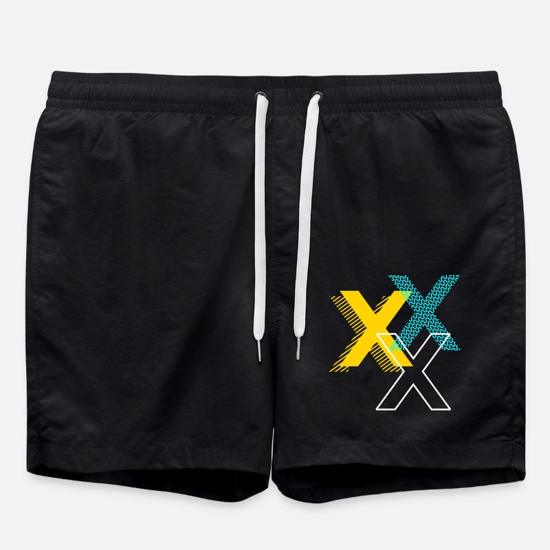 X Letter - Swim Trunks - black