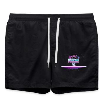 EPIC RIDE INC. - Swim Trunks - black - Front - AI Model Male 185 light (185cm)
