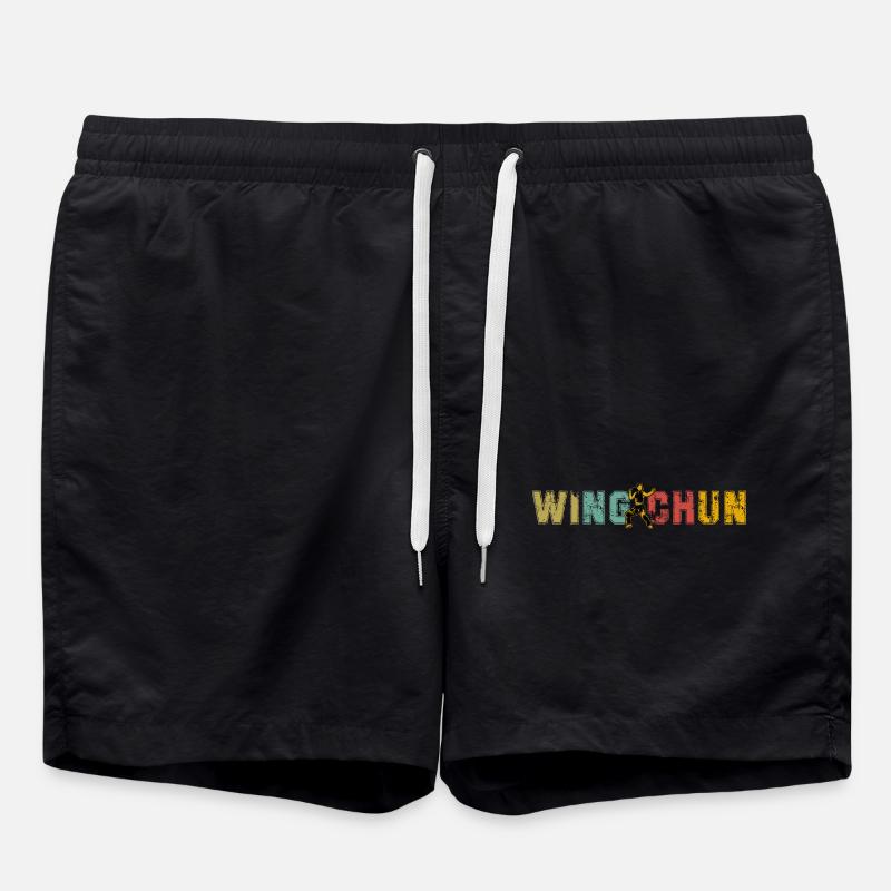 Wing Chun - Swim Trunks - black