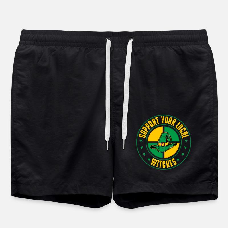 Witches - Swim Trunks - black