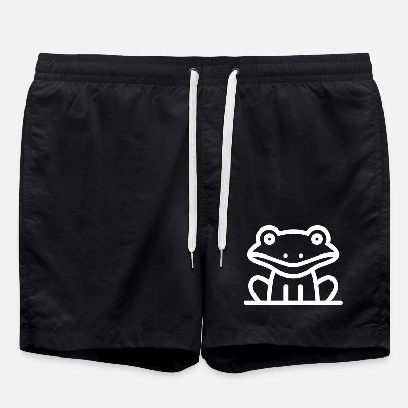 A giant frog - Swim Trunks - black