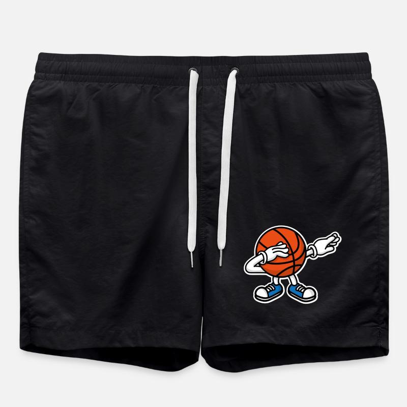 Dab dabbing basketball balle ball - Short de bain - noir