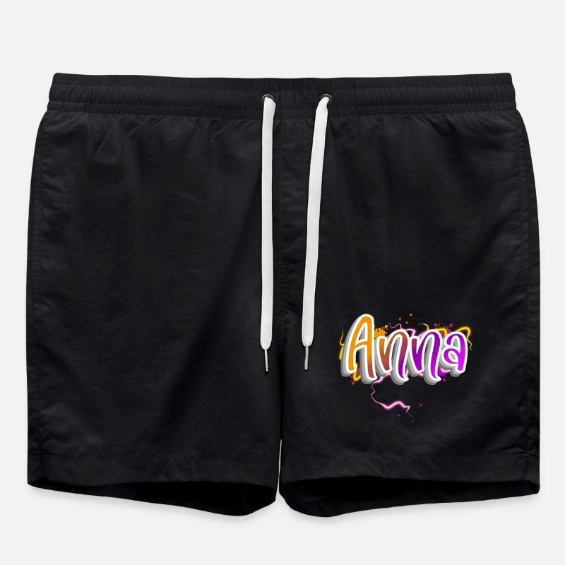 Anna - Swim Trunks - black
