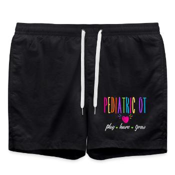 Occupational therapy - Swim Trunks - black - Front - AI Model Male 185 light (185cm)