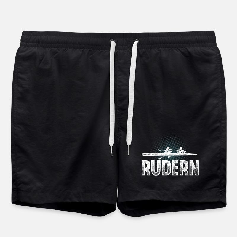 Rudern Ruderer Ruderboot - Badeshorts - Schwarz