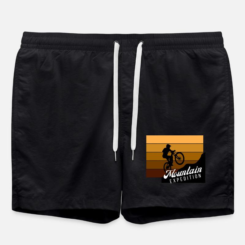 Mountain Expedition Jump - Swim Trunks - black