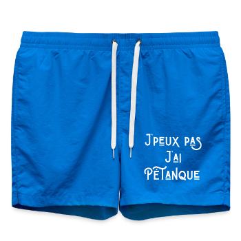 pétanque, bouliste, pétanqueur - Short de bain - cobalt blue - Devant