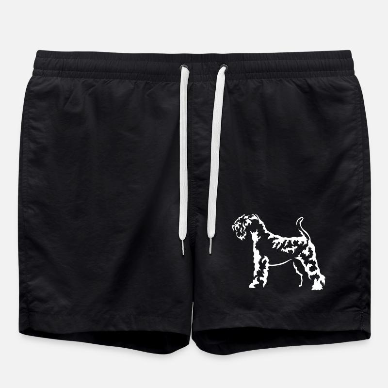 Kerry Blue Terrier « Édition Noire » - Short de bain - noir