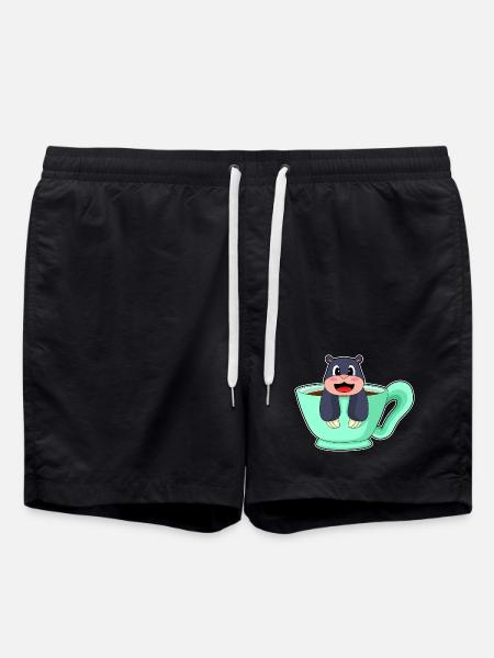Mole cup of coffee - Swim Trunks - black