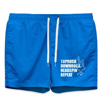 Breakdance Techniken - Badeshorts - Cobalt blue - Vorne