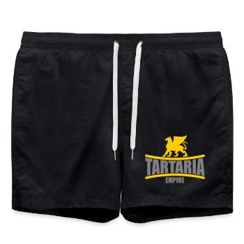 Tartaria Empire | Colors changeable - Swim Trunks - black - Front - AI Model Male 185 light (185cm)