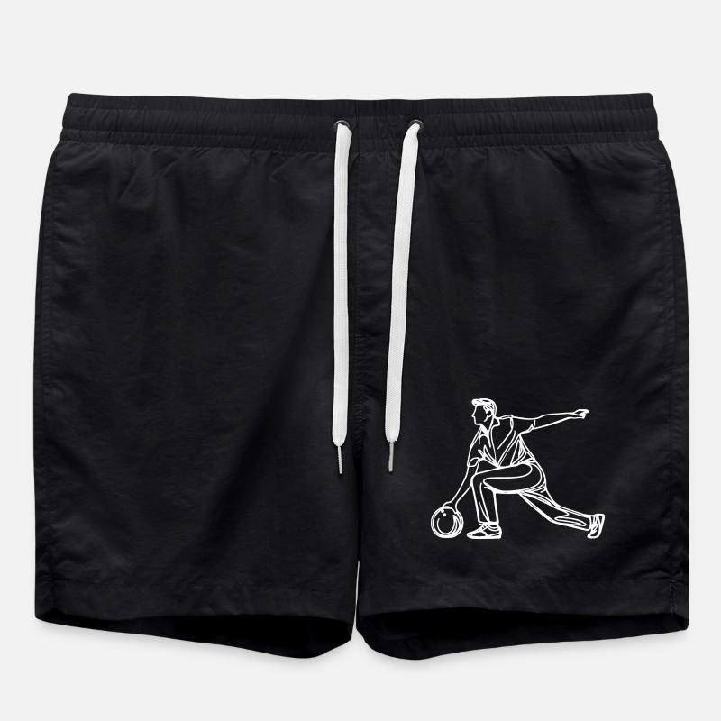 Bowler Skizze - Badeshorts - Schwarz