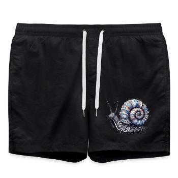 Escargot - Short de bain - noir - Devant - AI Model Male 185 light (185cm)