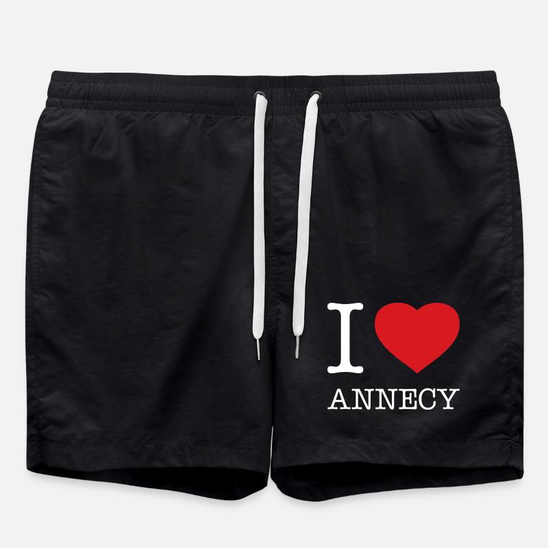 J’ADORE ANNECY - Short de bain - noir