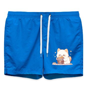 Chats spaghetti - Le chat s’amuse avec le passé - Short de bain - cobalt blue - Devant