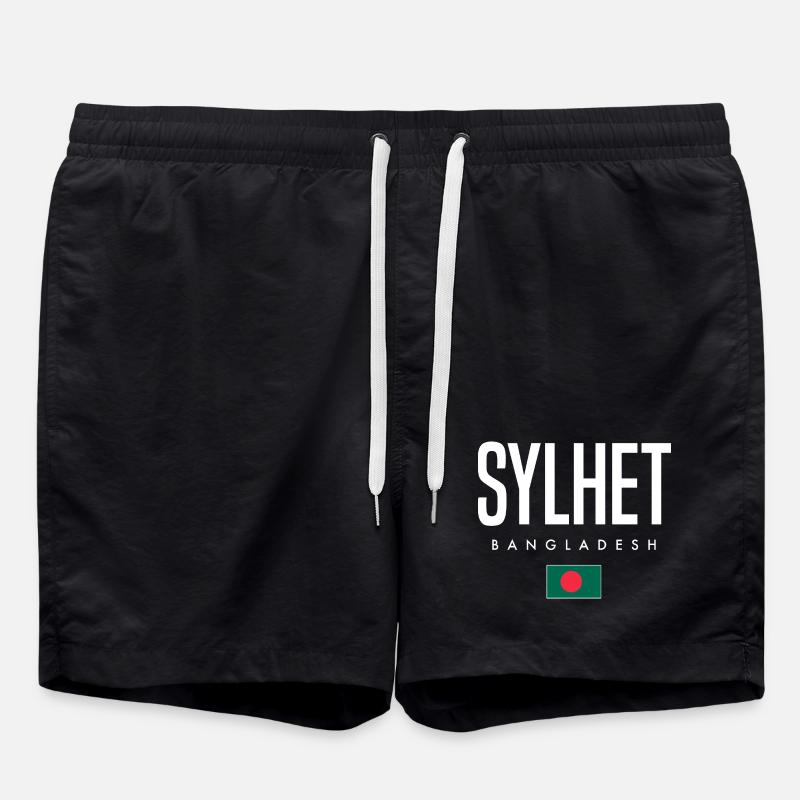 Sylhet Bangladesch - Badeshorts - Schwarz