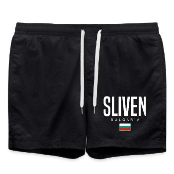 Sliven Bulgarie - Short de bain - noir - Devant - AI Model Male 185 light (185cm)