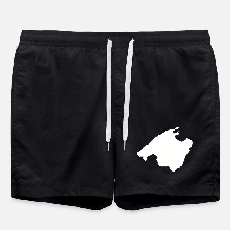 Malle Outline - Short de bain - noir