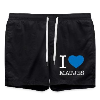 J’adore Matjes - Short de bain - noir - Devant - AI Model Male 185 light (185cm)
