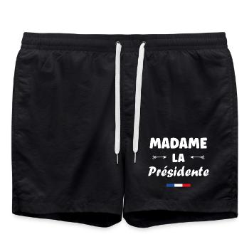 Chairwoman - Swim Trunks - black - Front - AI Model Male 185 light (185cm)