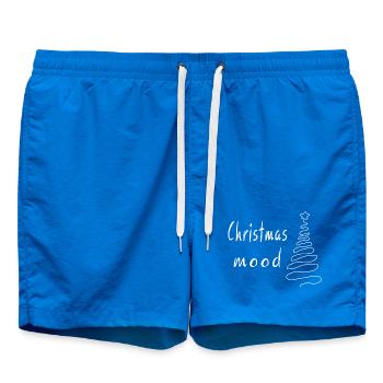 Ambiance de Noël – Style de Noël minimaliste - Short de bain - cobalt blue - Devant