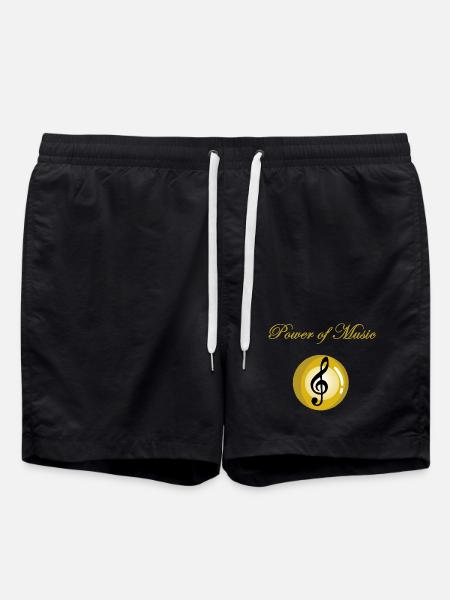 The jewel of music - Swim Trunks - black