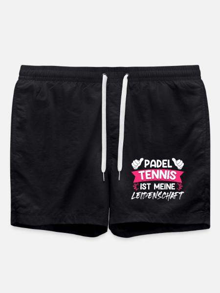 Padel TENNIS IS MY PASSION - Swim Trunks - black