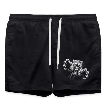  Jaguar - Badeshorts - Schwarz - Vorne - AI Model Male 185 light (185cm)